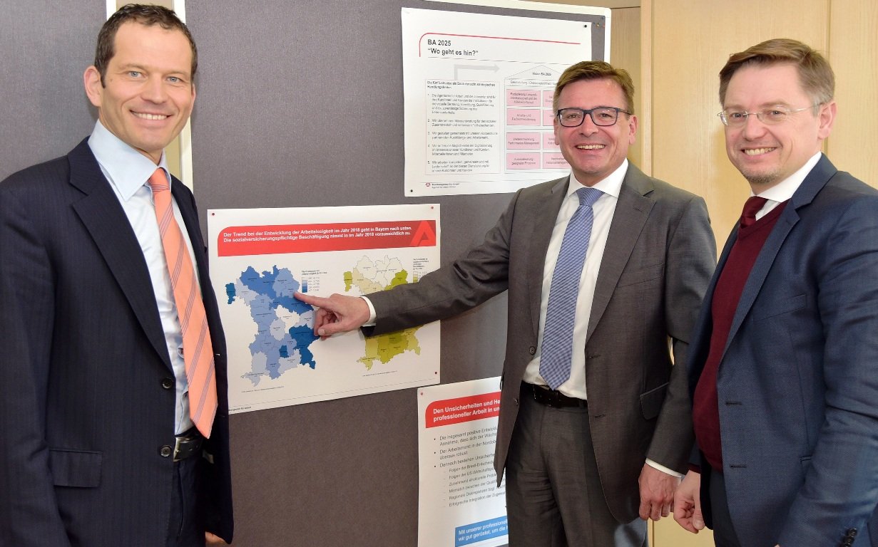 Rupprecht und Reiß begeistert: Nördliche Oberpfalz Lokomotive am Arbeitsmarkt
