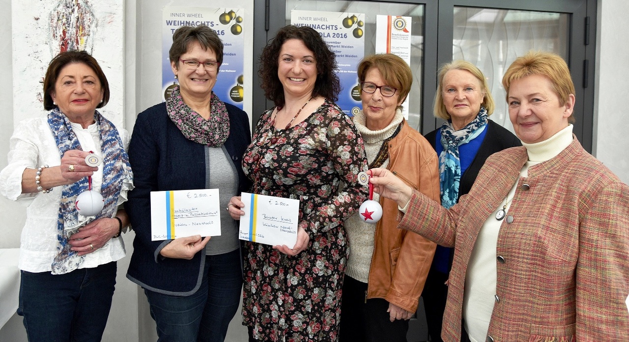 Inner Wheel Club Weiden: 5.000 Euro für gute Zwecke gespendet