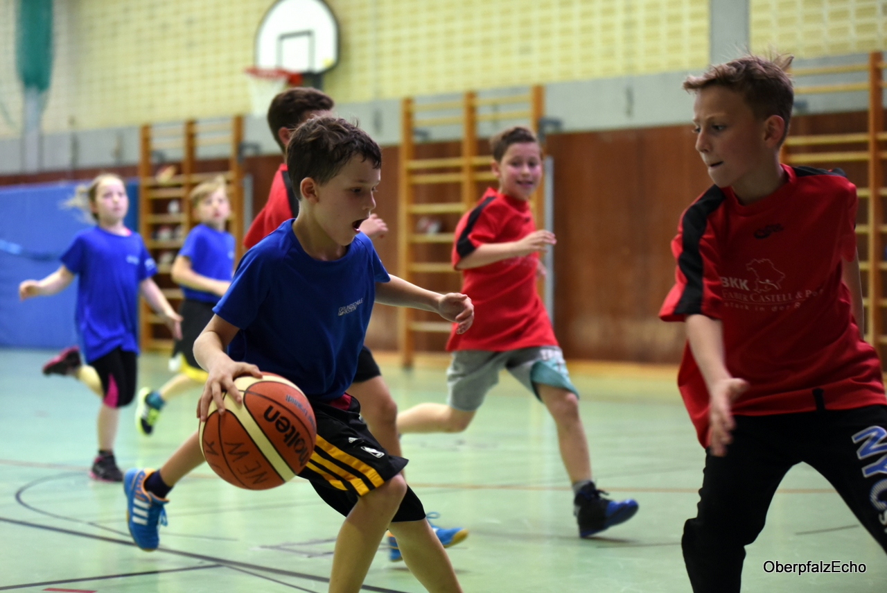 Voller Einsatz in fairen Basketballspielen