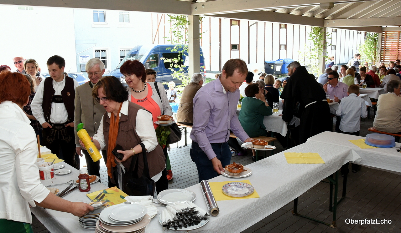 Frühschoppen nach der Fronleichnamsprozession
