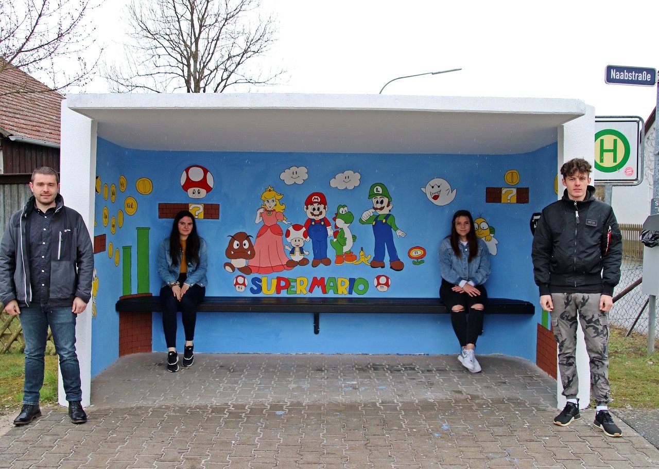 „Super Mario“ und Freunde hübschen Dießfurt auf!