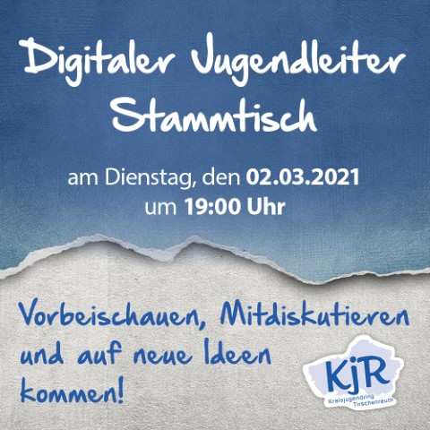 Digital am Jugendleiter-Stammtisch teilnehmen!