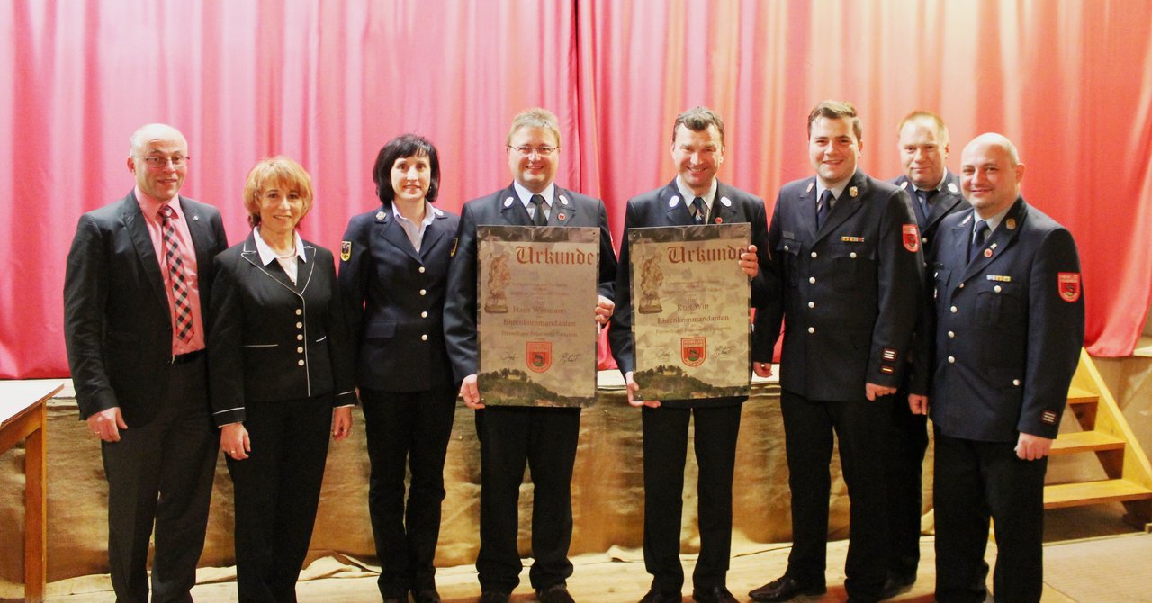 Rekordjahr für die Feuerwehr Parkstein