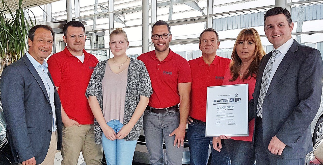 Positive Kundenmeinungen verhelfen zur VW-Auszeichnung