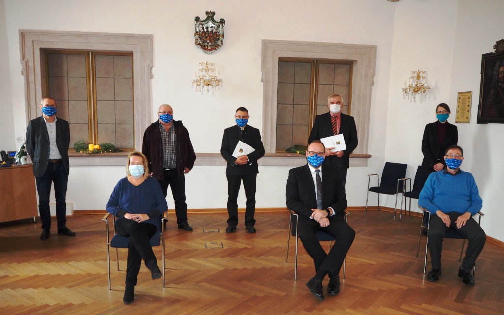 Landrat ehrt und verabschiedet Mitarbeiter