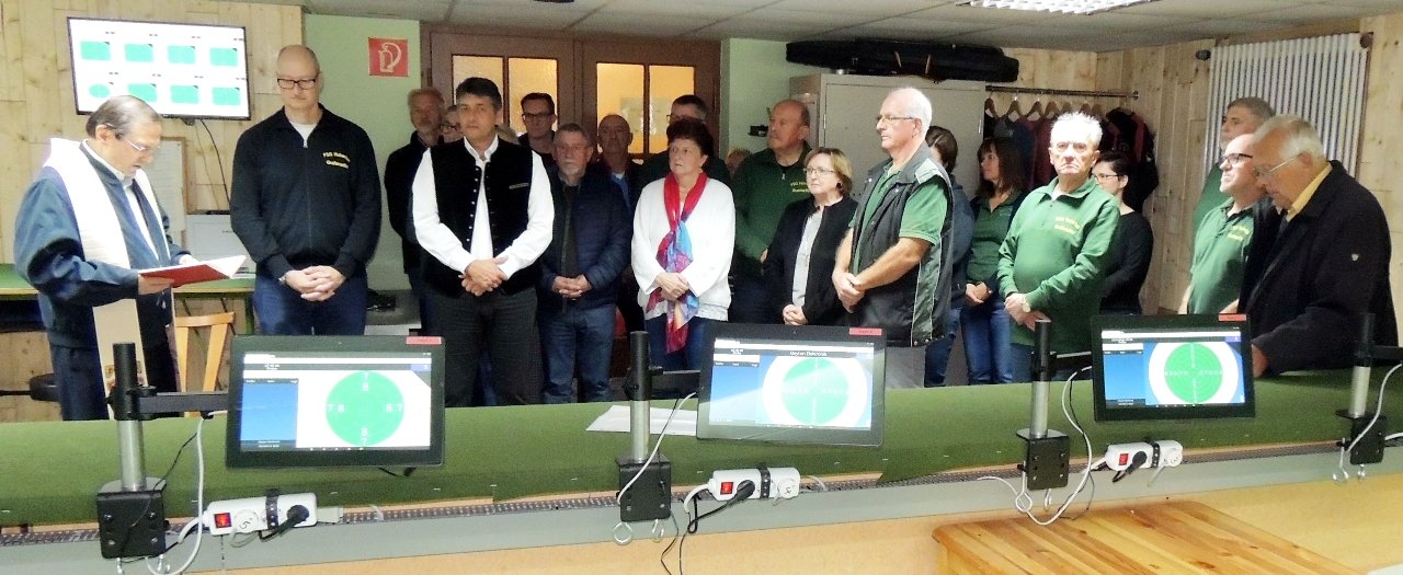 Hubertusschützen weihen neue Schießanlage ein