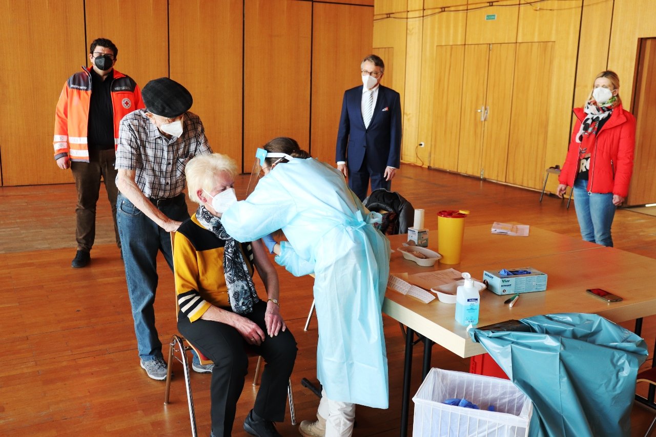 Erste Impfungen in Tirschenreuth