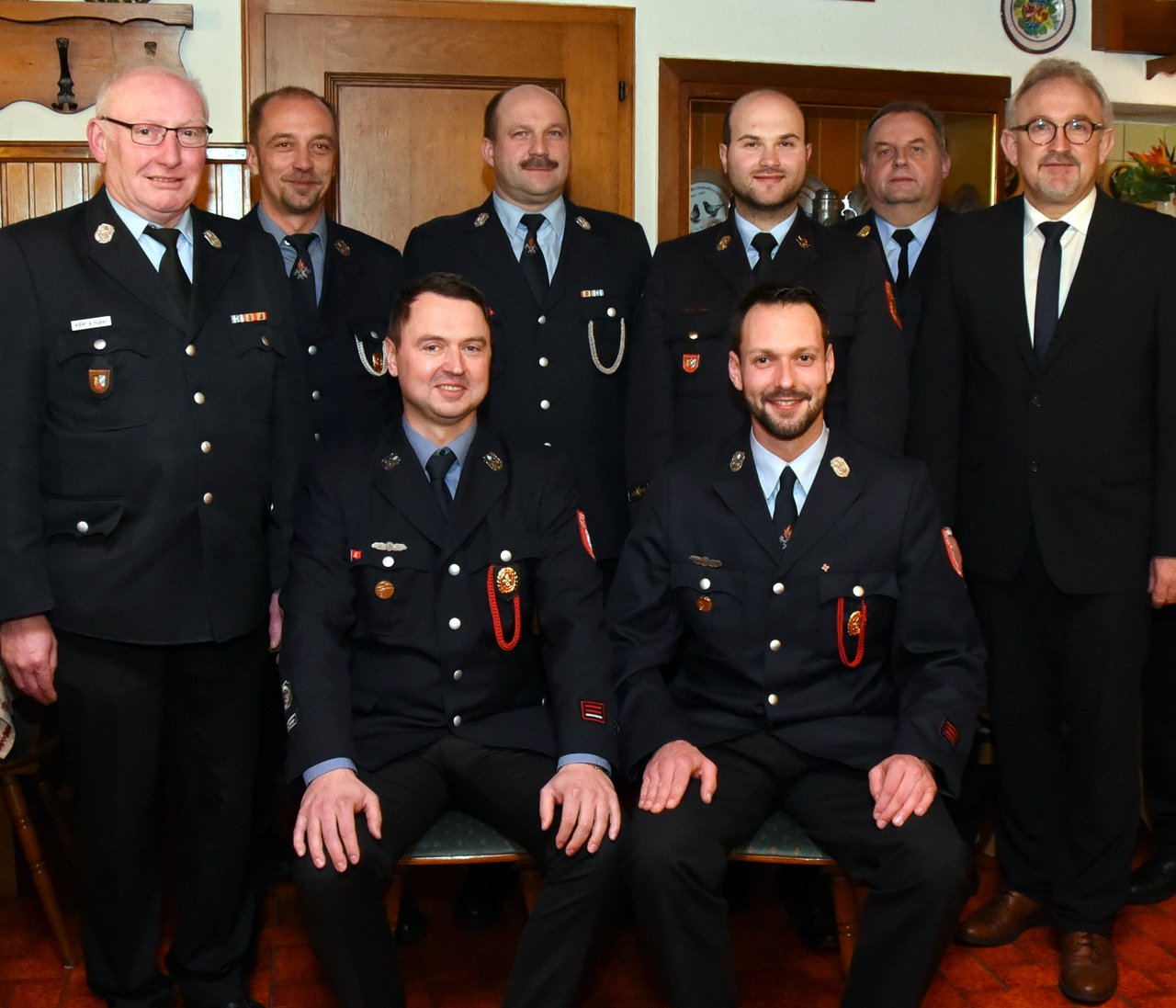 Großer Wechsel bei Feuerwehr Wurz: neue Vorstände und Kommandanten