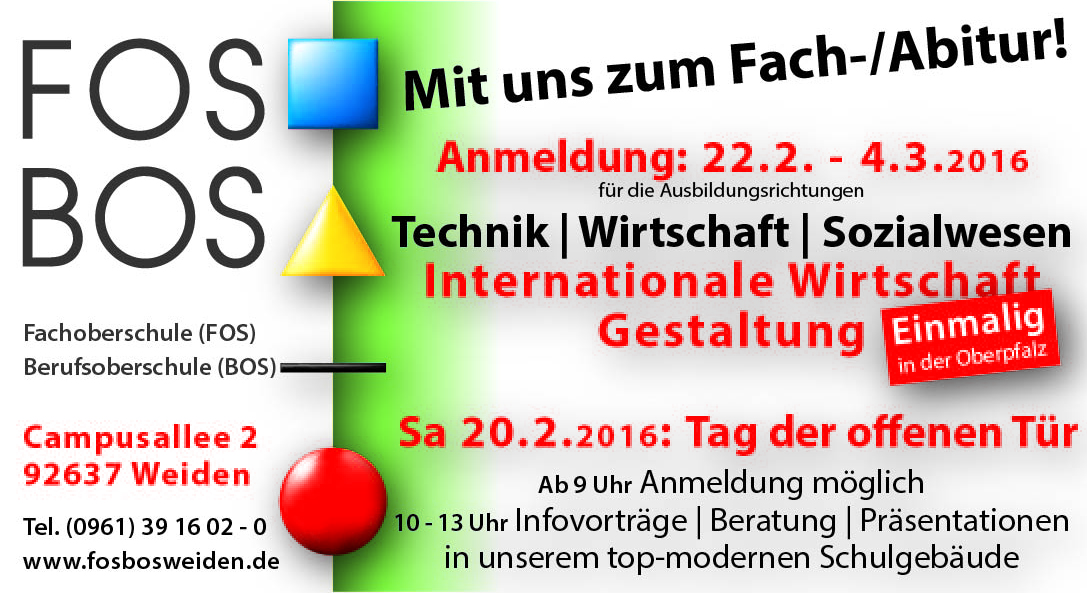 Tag der offenen Tür bei FOS und BOS