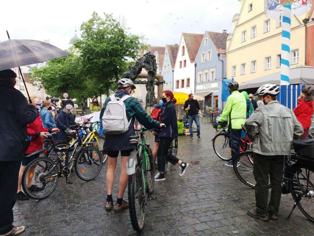 Für Mobilitätswende mit Rädern durch Weiden