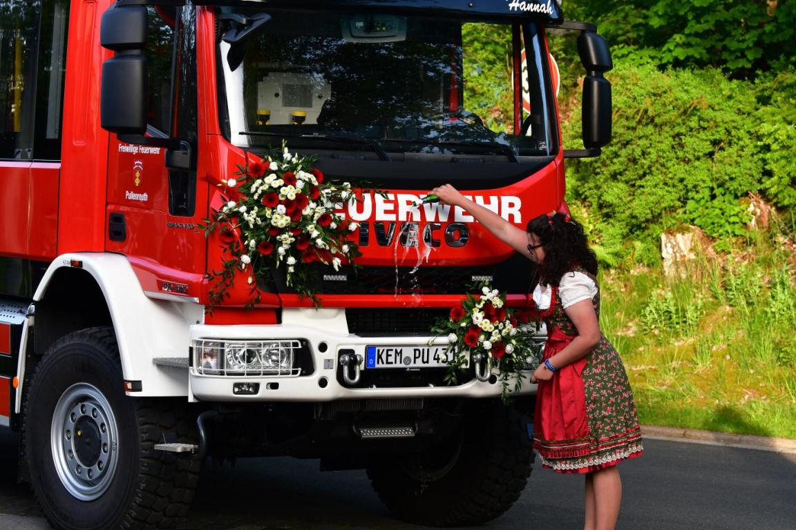 Feuerwehr Pullenreuth weiht „Hannah“