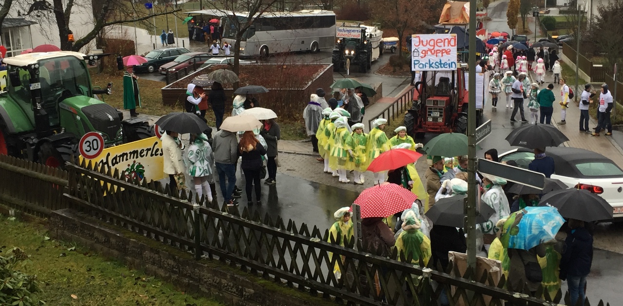 Trotz Regen: 1. Ost-Hammerleser Faschingszug begeistert Narren