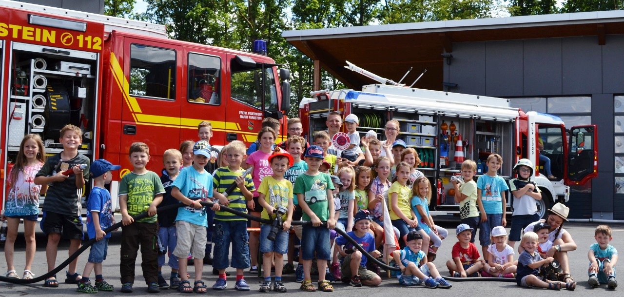 Kinderferienprogramm der Feuerwehr Parkstein