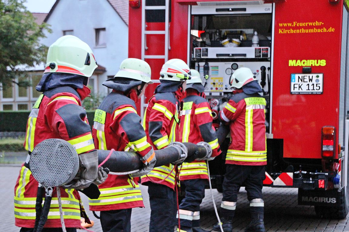 Kirchenthumbacher Feuerwehrler überzeugen bei Leistungsprüfung