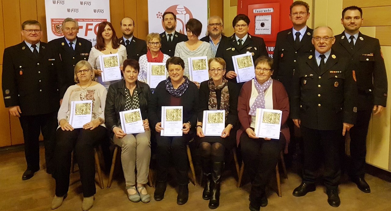 1075 Jahre bei der Feuerwehr
