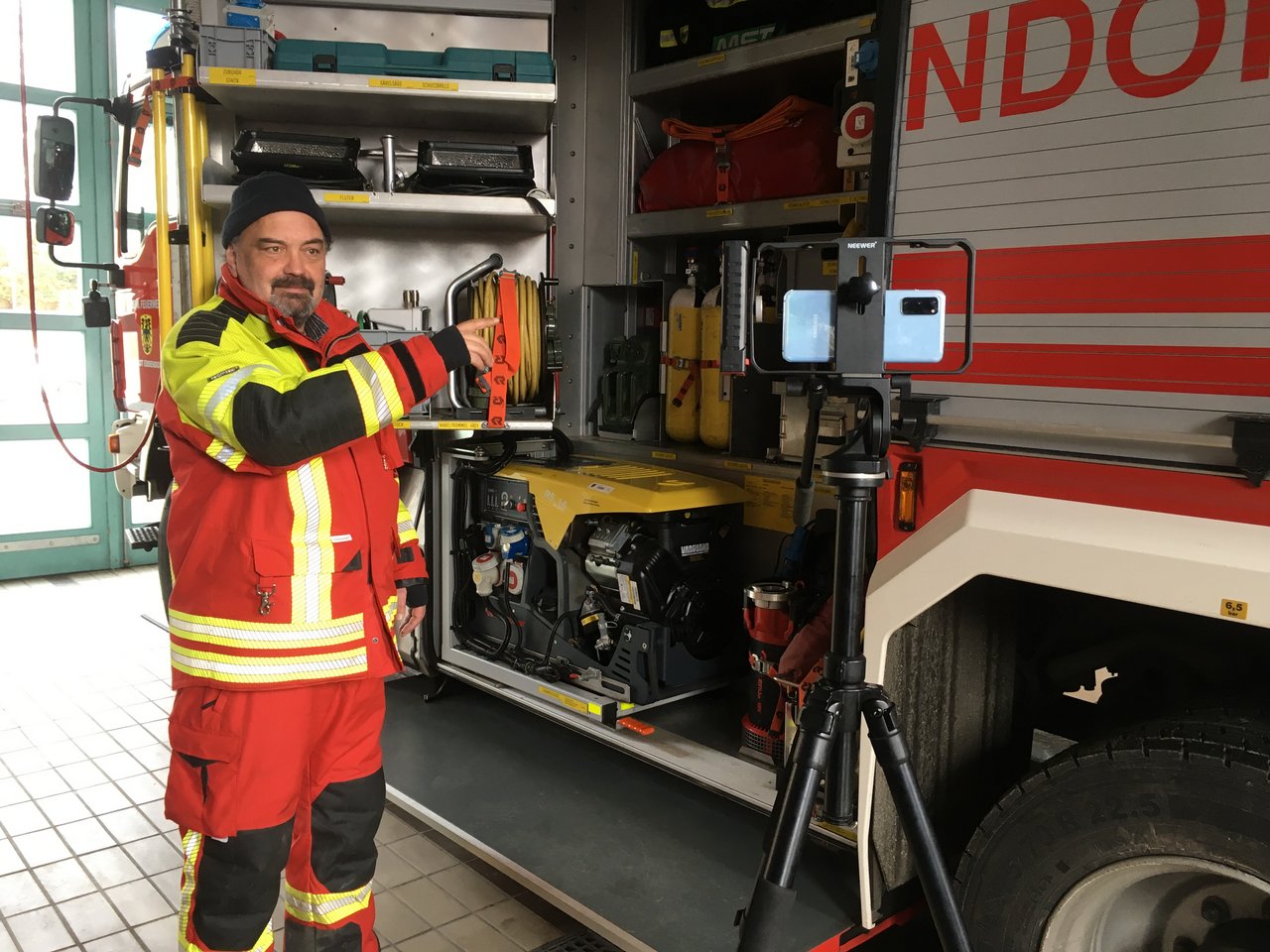 Grundschüler live bei der Feuerwehr