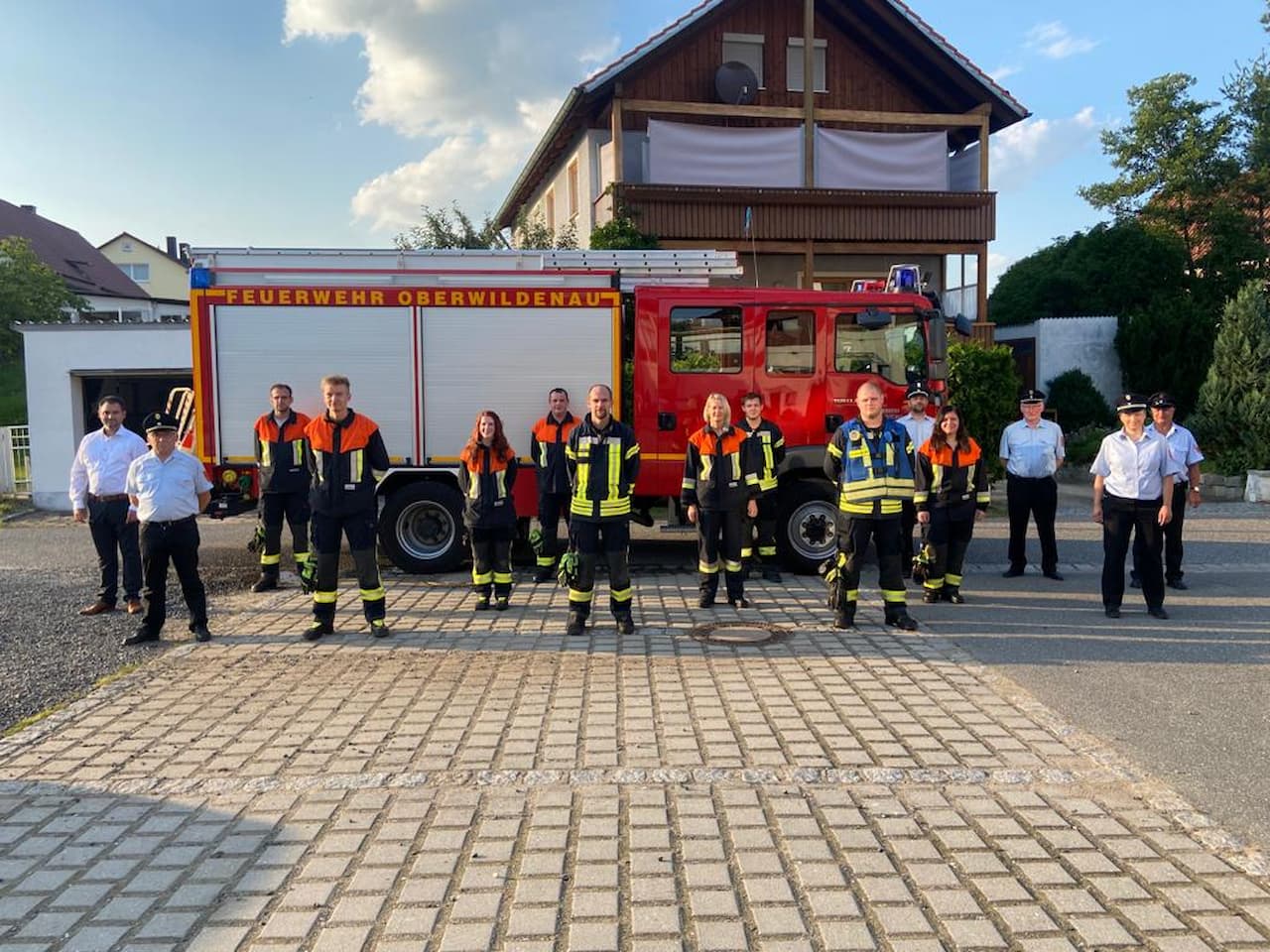 Fehlerfreie Leistungsprüfung der Feuerwehr Oberwildenau