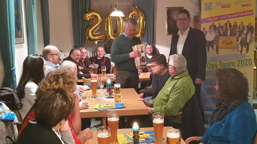 FDP/UB Floß feiert 200. Bürgerstammtisch