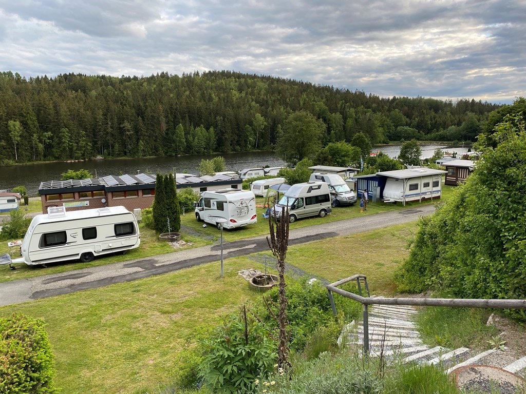 Notlösung am Gaisweiher