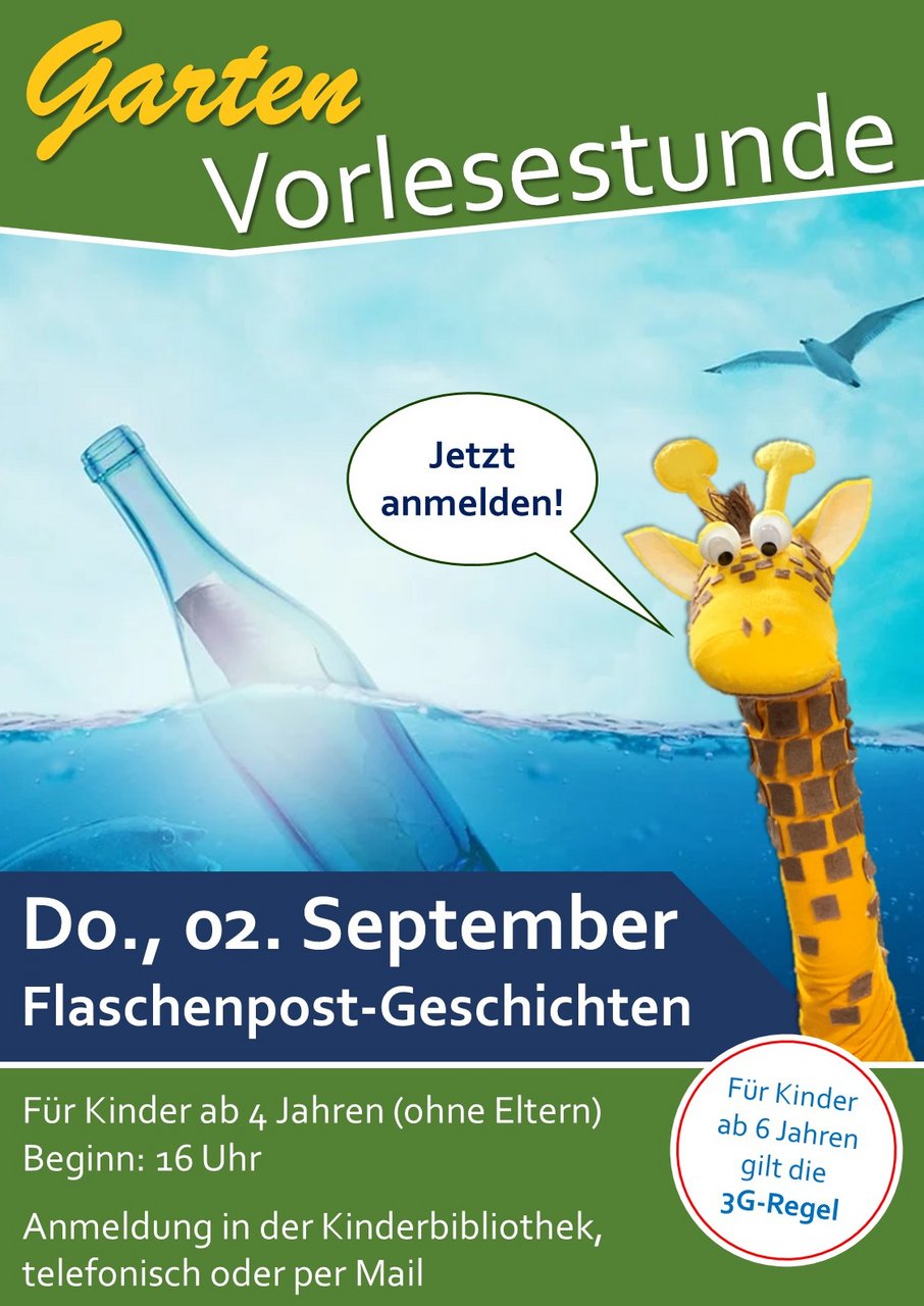 Flaschenpost-Geschichten in der Regionalbibliothek