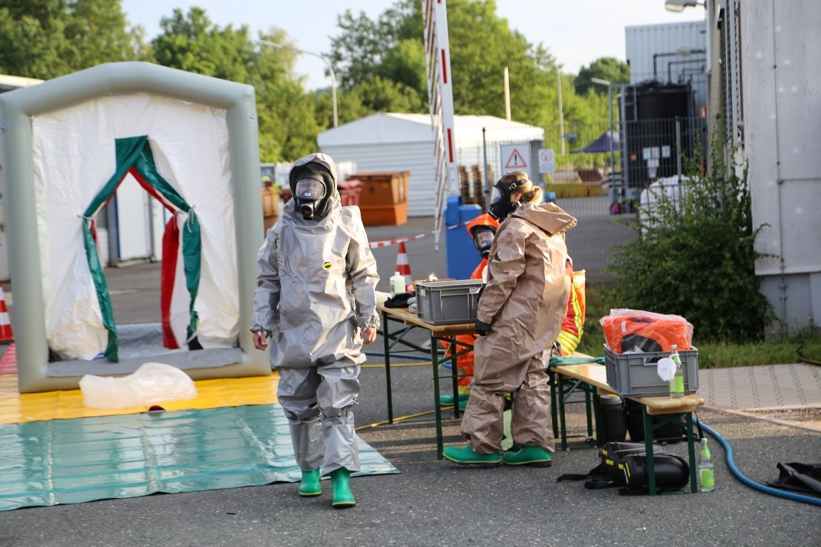 Gefahrgutaustritt in Eschenbach: Gebäude evakuiert