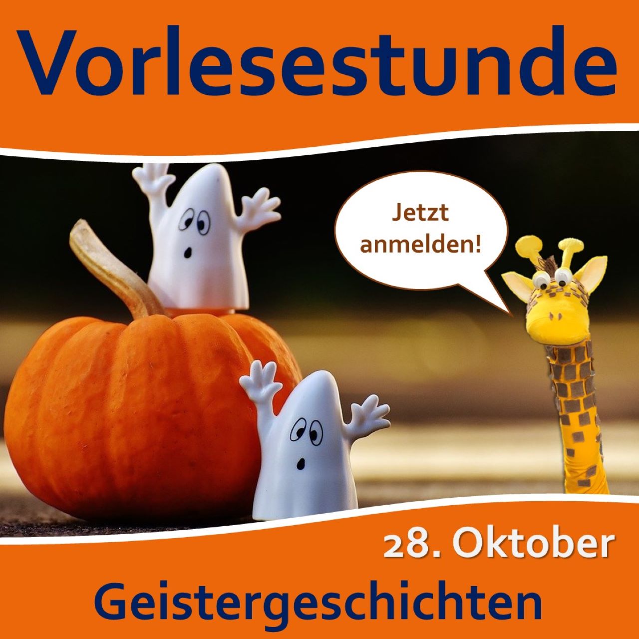 Vorlesestunde: Gruselige Halloween-Geschichten