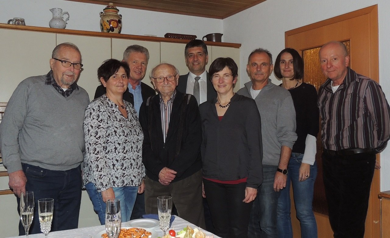 Heimatliebe und Vereinstreue: Max Reiter feiert 95. Geburtstag