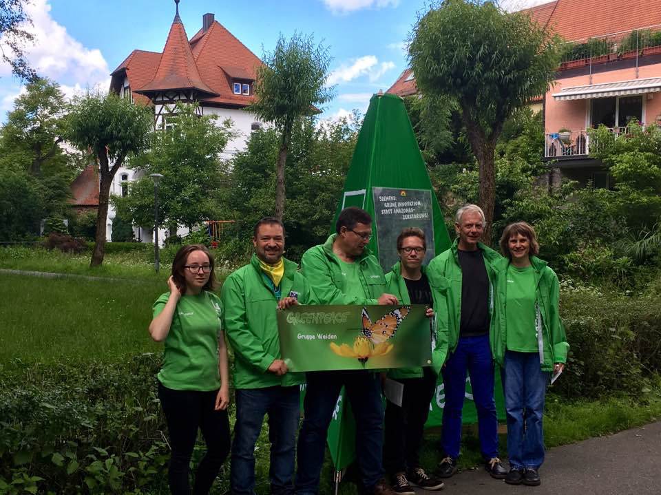 Greenpeace Weiden kämpft für den Amazonas