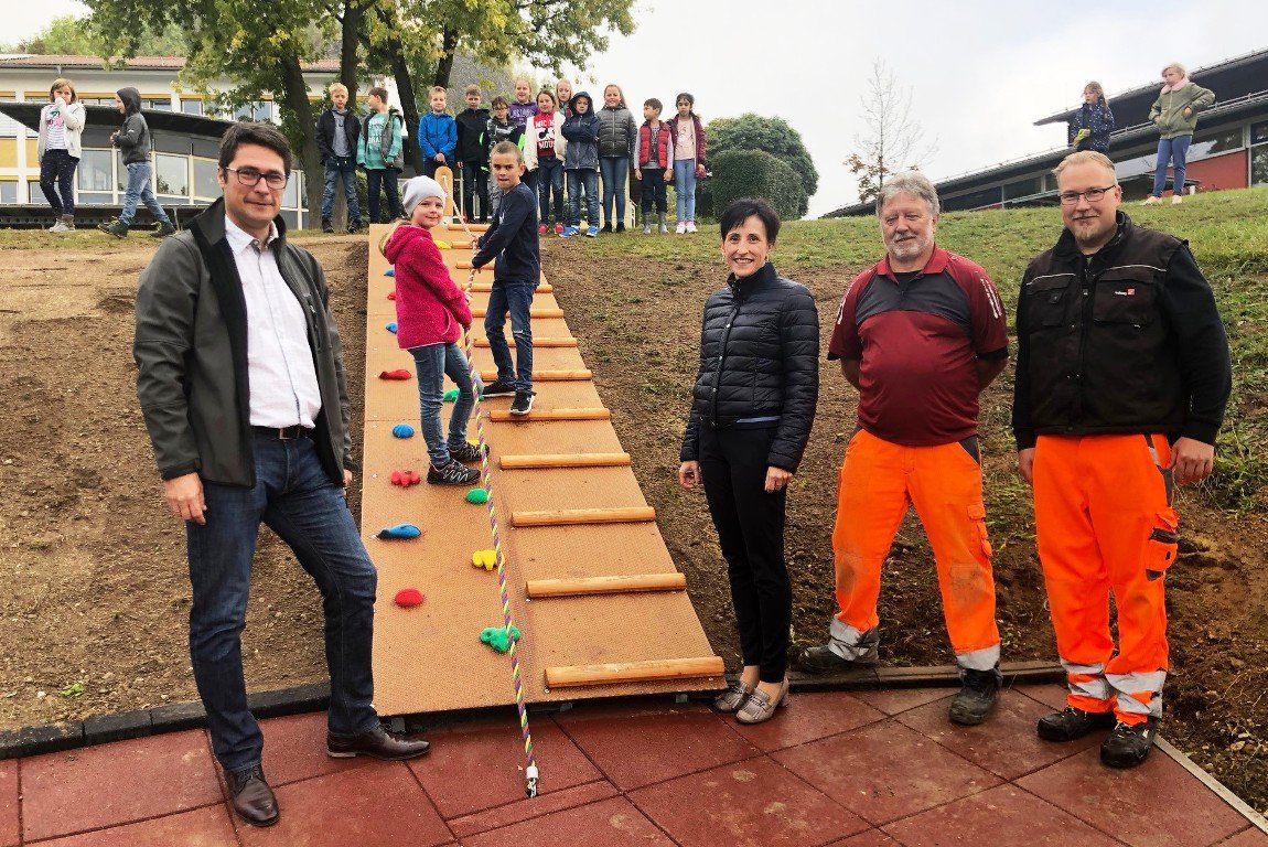 Klettern in der Pause