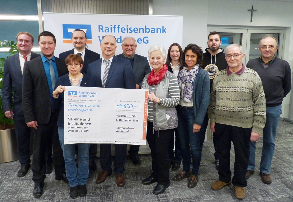 Raiffeisenbank belohnt gemeinnützige Arbeit