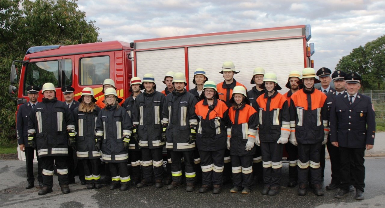 Feuer kein Problem für Friedersreuther Feuerwehr