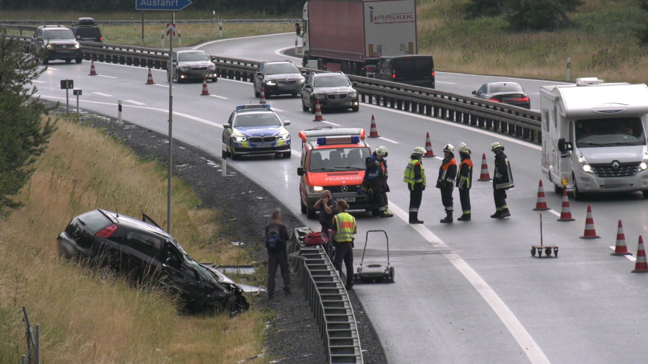 A93: Fünf Unfälle innerhalb Minuten