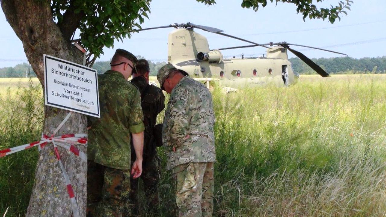 US-Hubschrauber aus Grafenwöhr muss notlanden