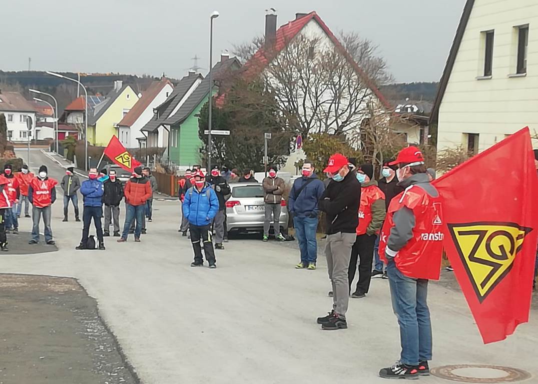 Warnstreiks in der Nordoberpfalz