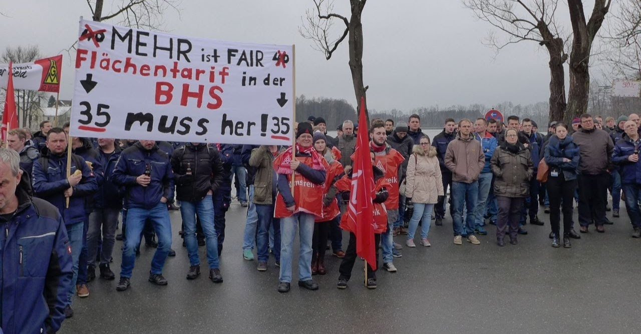 [Update] Warnstreiks bei BHS Weiherhammer und Hueck Folien