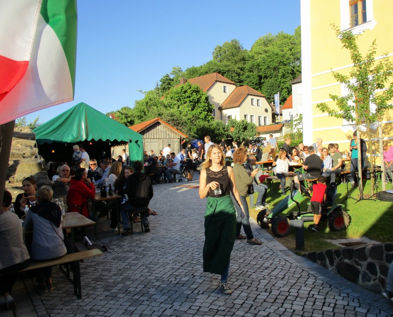 Petrus und Pizza passen
