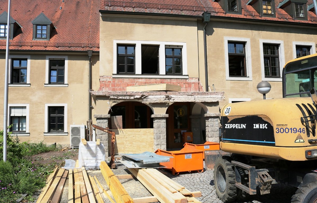 Umbauarbeiten am Landratsamt haben begonnen