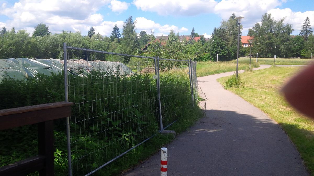 Baustelle Weidingbach nicht betreten