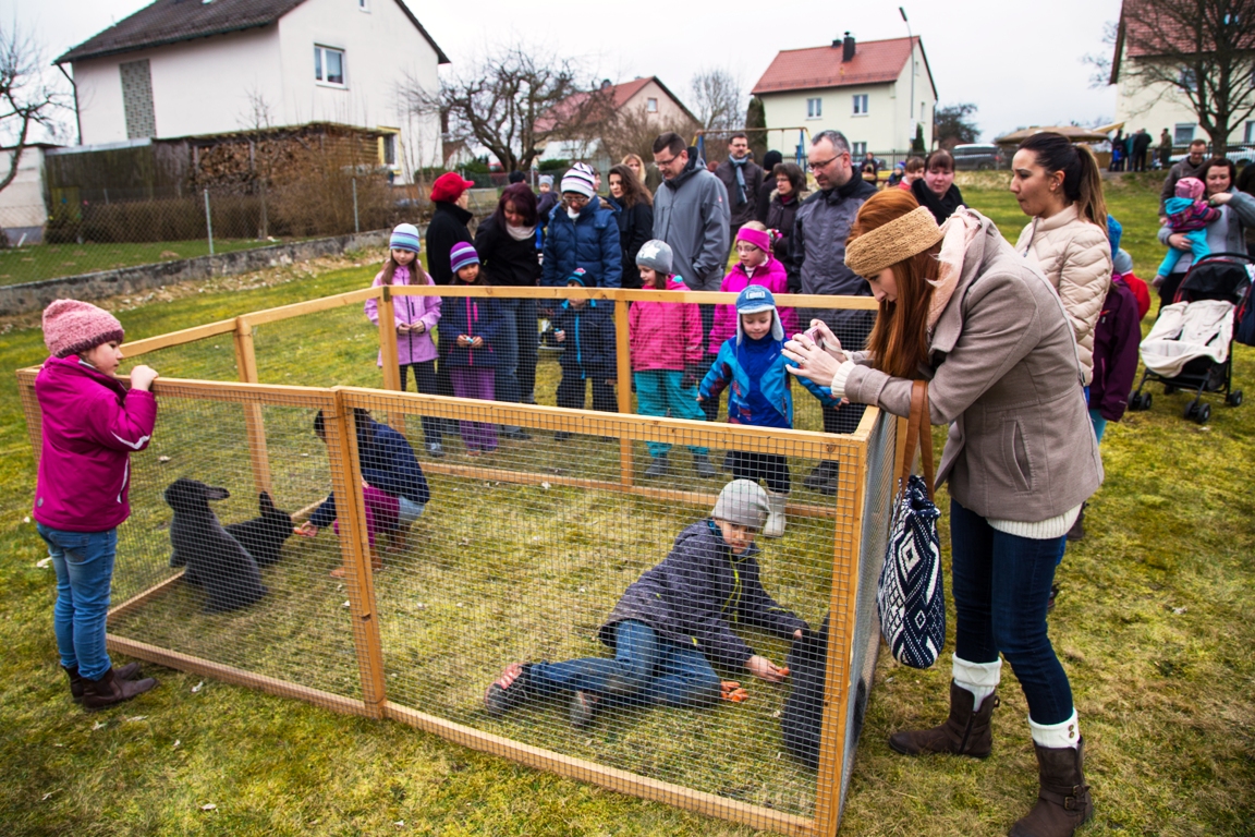 Osterhasen am Spielplatz: Ostereieraktion lockt viele Besucher