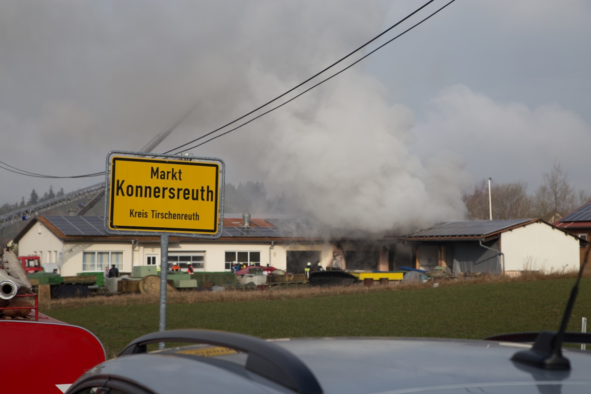 [Update] Großbrand in Konnersreuth