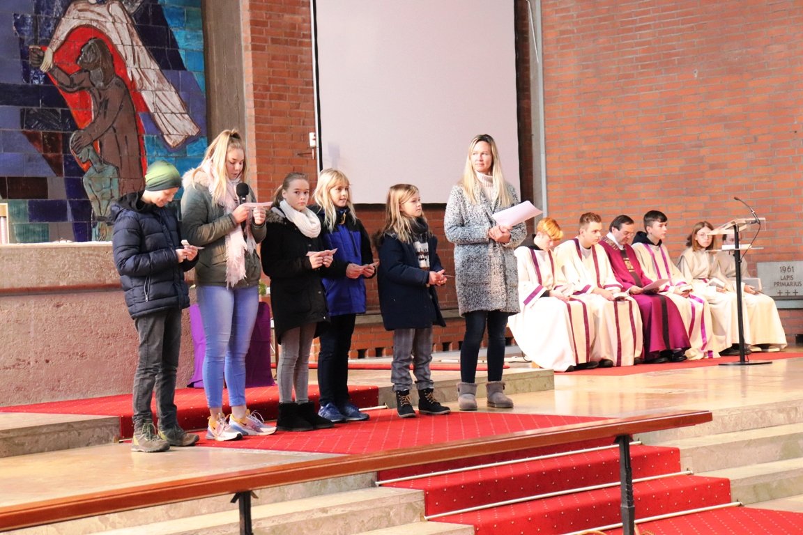 Gerechtigkeit Thema beim Familiengottesdienst