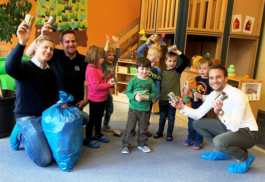Für die Umwelt: Bechertausch im Kindergarten