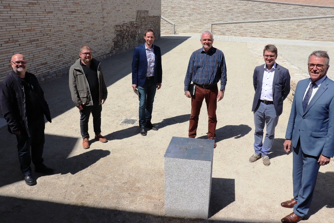 Tirschenreuth enthüllt neuen Stadtbaustein