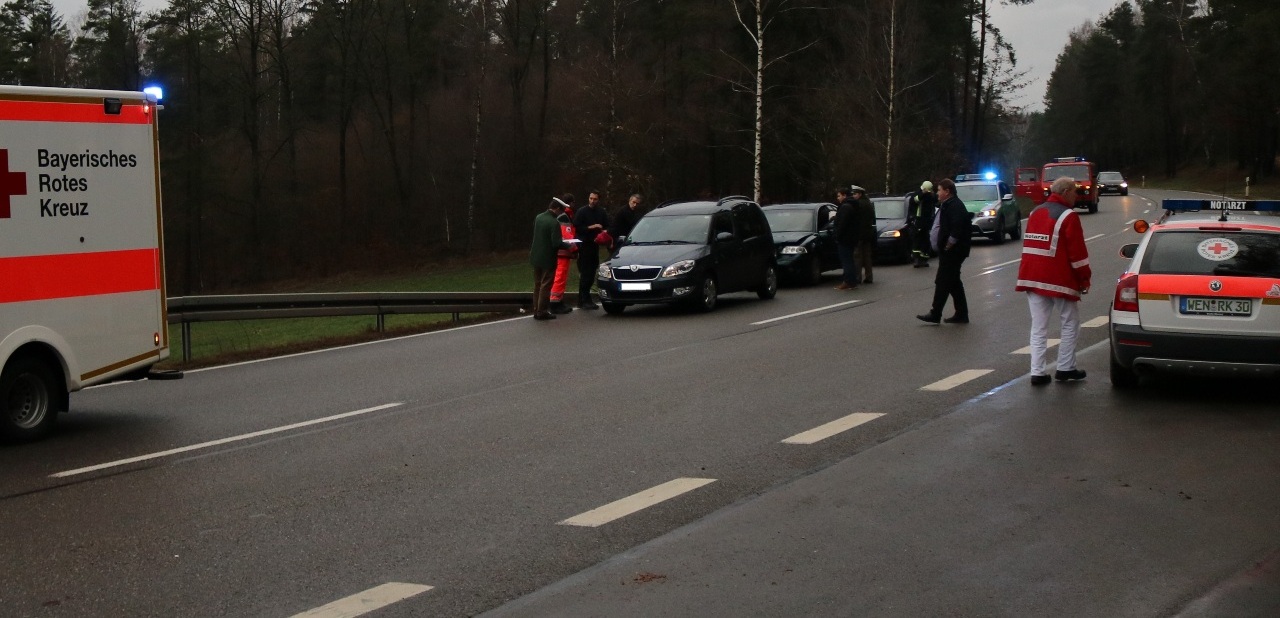 Auffahrunfall auf der B 22