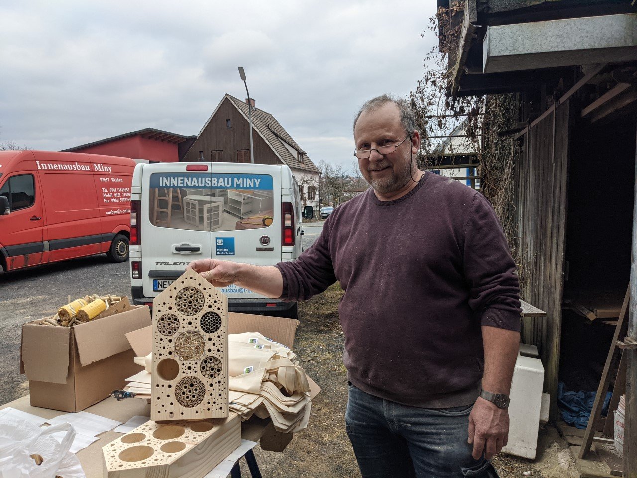 Insektenhotels nachgefragt wie warme Semmeln