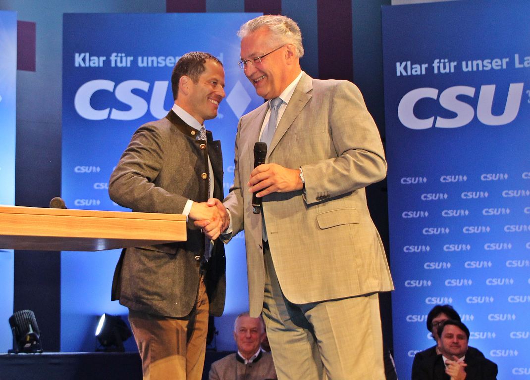 Innenminister Joachim Herrmann spricht Klartext