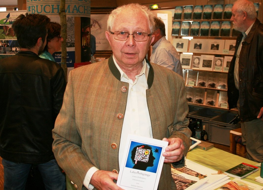 Labyrinthgänge eines Erfinders: Johann Spörrer stellt eigenes Buch auf Buchmesse vor