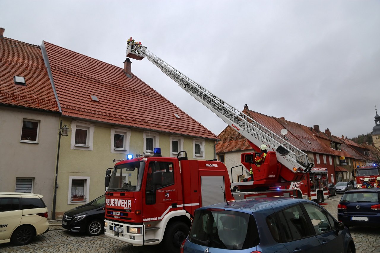 Feuerwehreinsatz am Unteren Markt