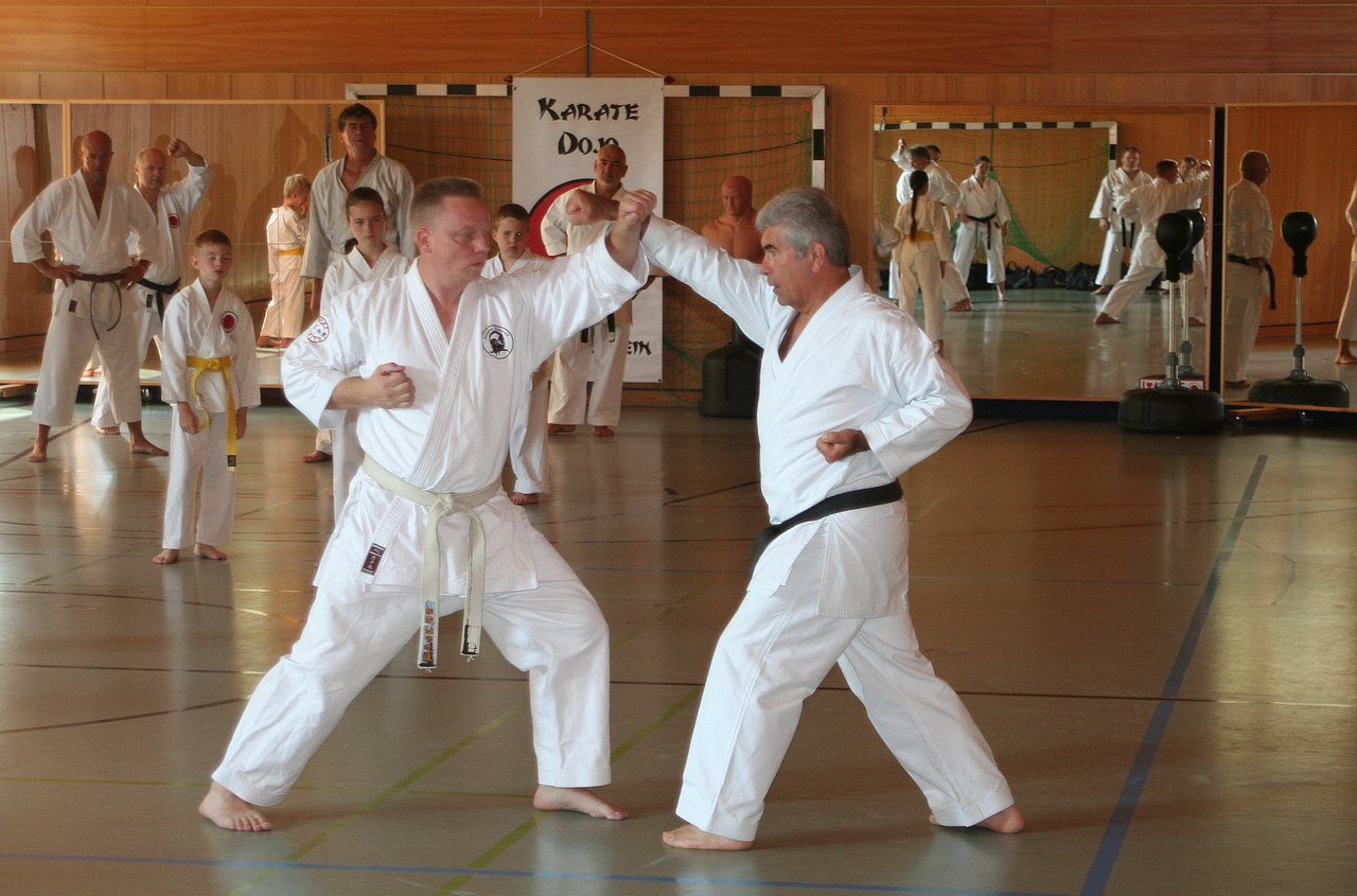 Störnsteiner Karatekas lernen vom Großmeister