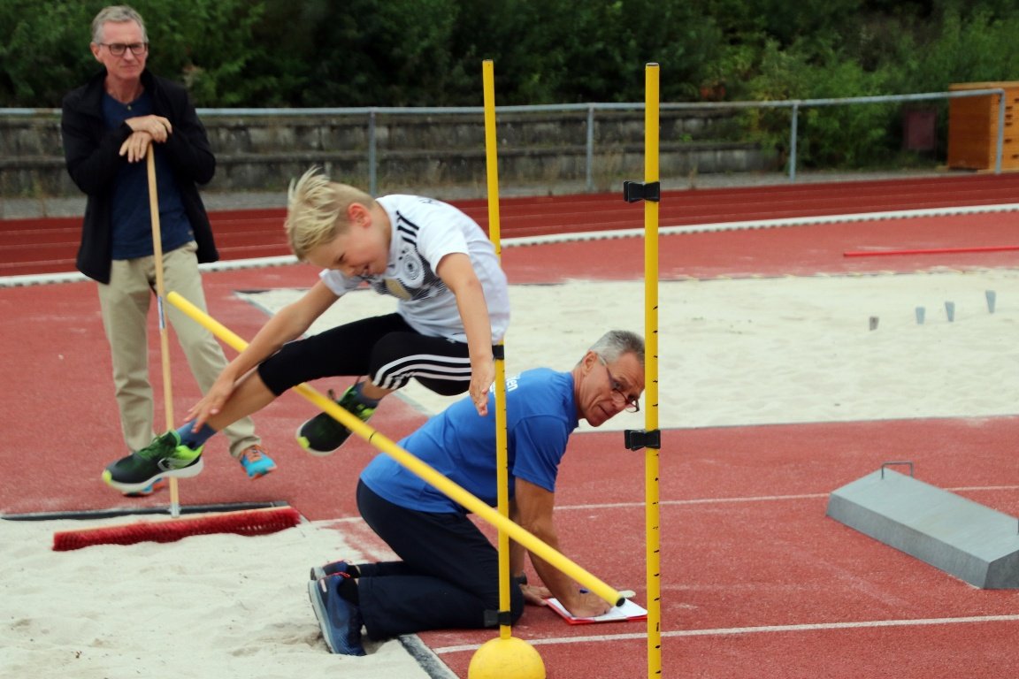 Sprinten, springen, Hauptsache Spaß dabei! 